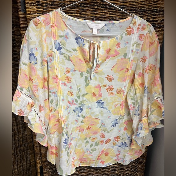 LC‎ Lauren Conrad- Floral, Stylish Top, Size: Small - Picture 1 of 5